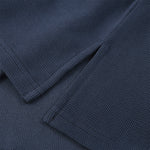 Heavyweight Waffle Split-Hem Texture T-Shirt
