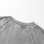 Raw Edge Patchwork Muscle Tank 275gsm