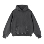 Washed Kangaroo Pocket Fleece Hoodie