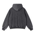 Washed Kangaroo Pocket Fleece Hoodie