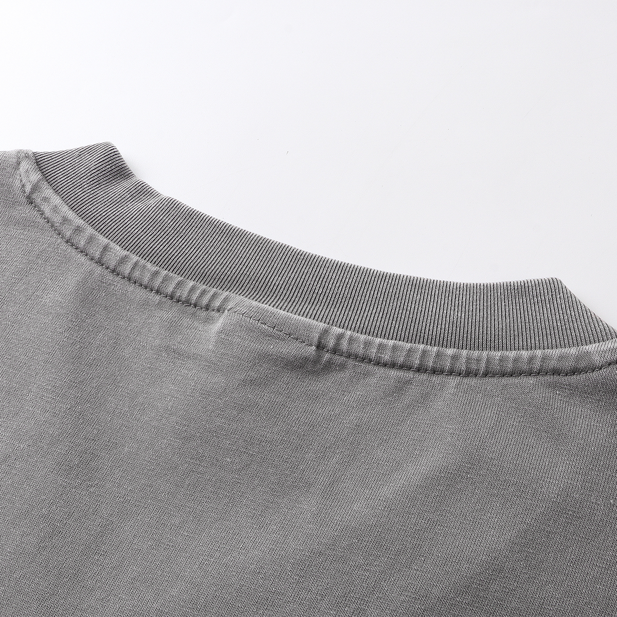 Batik Vintage Washed V-Neck T-Shirt 250gsm