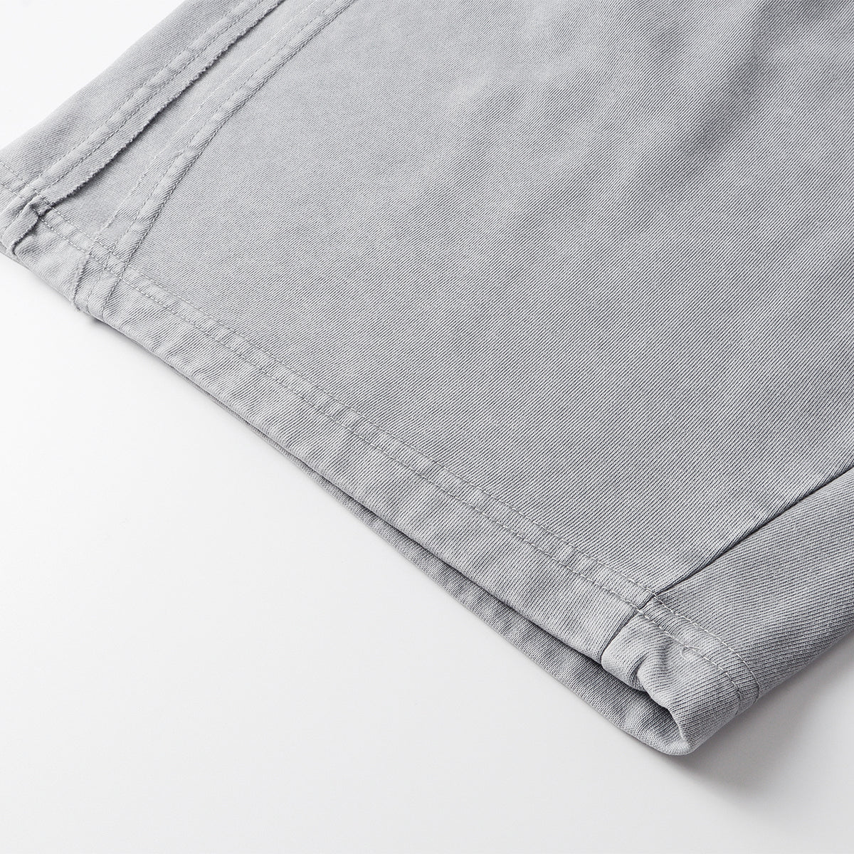 Distressed Patchwork Raw Edge Shorts