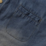 Stand Collar Baggy Denim Jacket