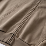 Tiger Stripes Gradient Color Zip Up Hoodie