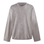 Destroyed Wash Long Sleeve Shirt