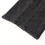 Stone-Wash Side Seam Distressed Sweatpants