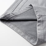 Distressed Patchwork Raw Edge Shorts