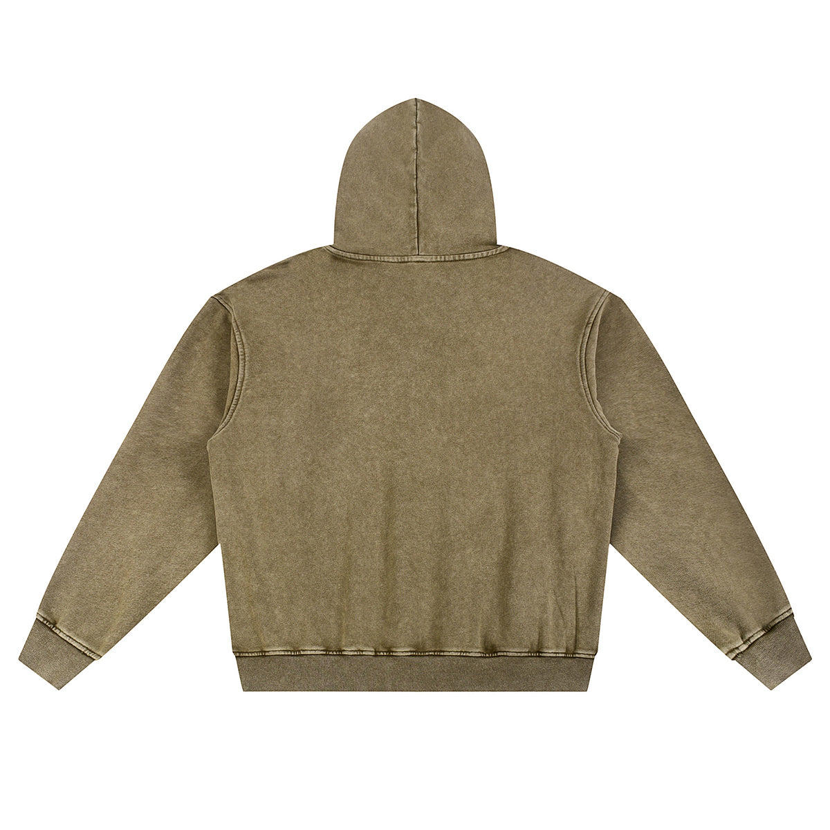 Heavyweight Washed Cotton Baggy Hoodie