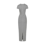 Vintage Wash Ribbed Tee Maxi Dress
