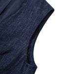 Women' s Relaxed Indigo Denim Waistcoat