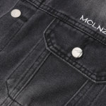 Relaxed Faded Denim Ripped Jacket