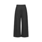 Vintage Striped Wide Leg Suit Trousers