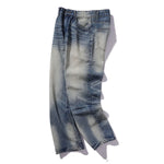 Heavy Wash High-Rise Straight Leg Jeans