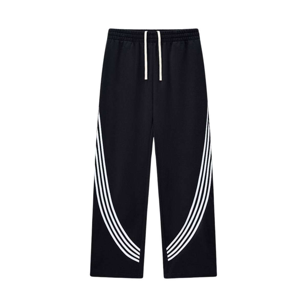 Retro Varsity Stripe Baggy Pants