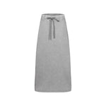 Stone Wash A-Line Maxi Skirt
