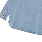 Relaxed Fit Washed Denim Shacket