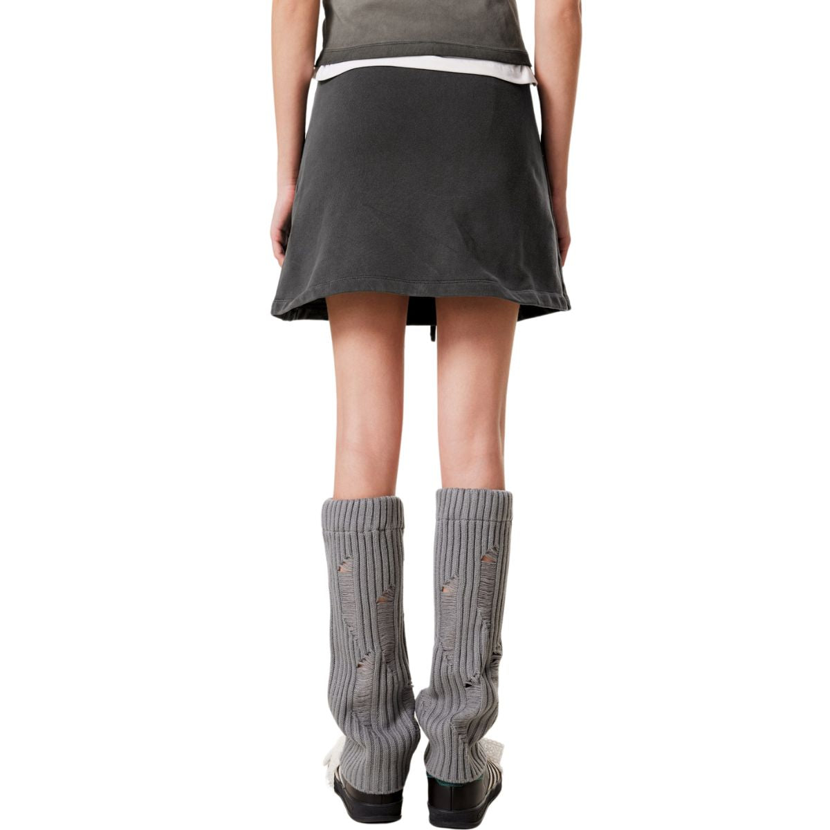 Stone Wash Performance A-Line Skort
