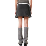 Stone Wash Performance A-Line Skort