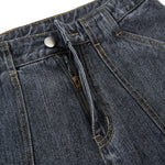 Vintage Washed Slub Distressed Baggy Denim Pants
