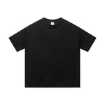 Vintage Wash Relaxed Linen-Cotton Blend Short Sleeve T-Shirt