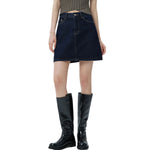 Women's A-Line Denim Mini Skirt