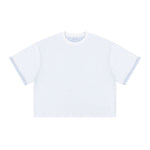 Oversized Cotton Crew Neck Tee 250G