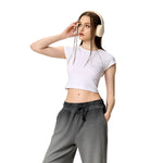 Solid Color Slim Fit Crop Tank 260gsm