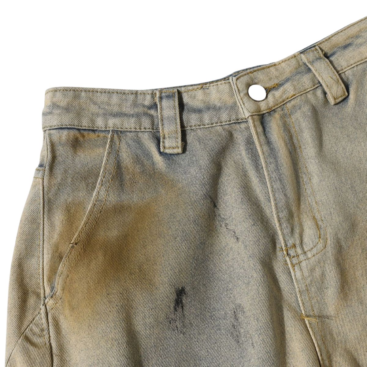 Smoke Rise Muddy Washed Barrel-Leg Jeans