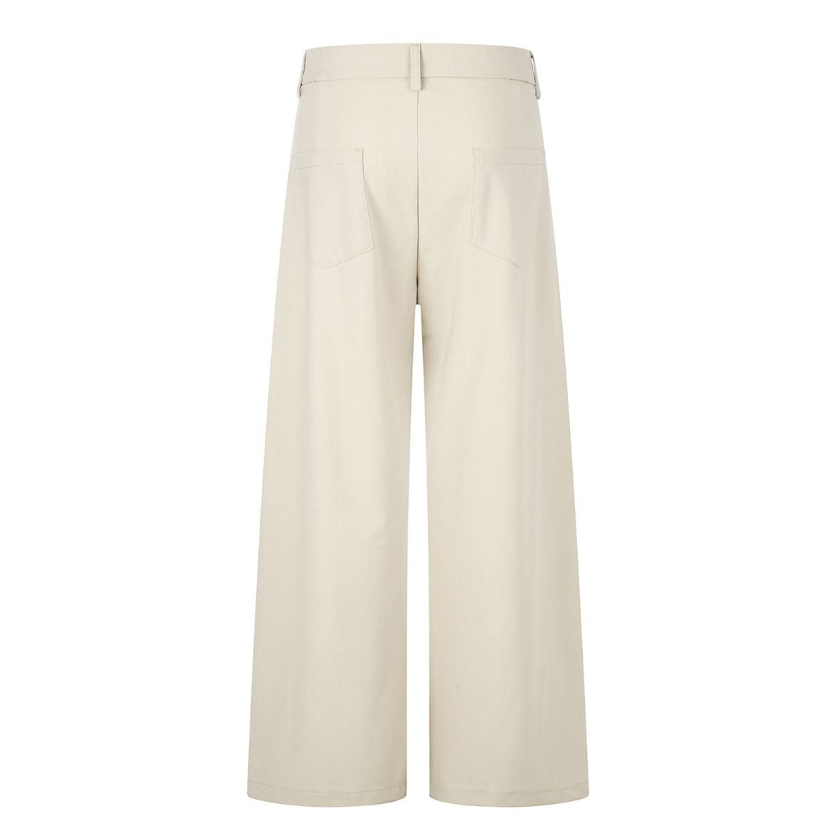 Quiet Luxury Pleated Wide-Leg Trousers