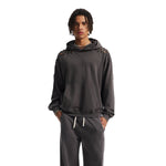 Men's Stone-washed Destroyed Hoodie