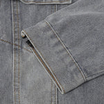 Relaxed Washed Faded Denim Jacket