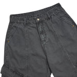 Multi-Pocket Baggy Cargo Cropped Pants