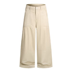 Baggy Wide-Leg Relaxed Utility Cargo Pants