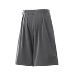 Vintage Pleated Wide Leg Cropped Trousers