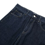 Indigo Cuffable Hem Baggy Jeans