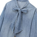 French Versatile Denim Shirt