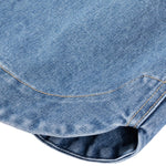 Women's Denim Bow Strappy Mini Dress