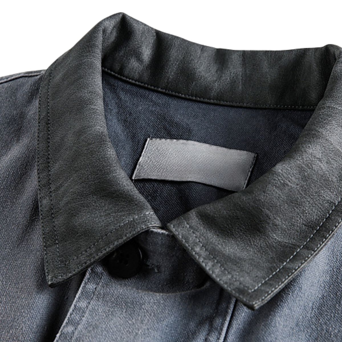 Vintage Washed Canvas Barn-style Loose-fitting Denim Jacket