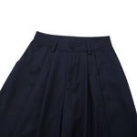 Solid Color Wide Leg Casual Pants