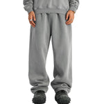 Washed Straight Leg Thick Sweatpants-INNBLAC Fashion Apparel
