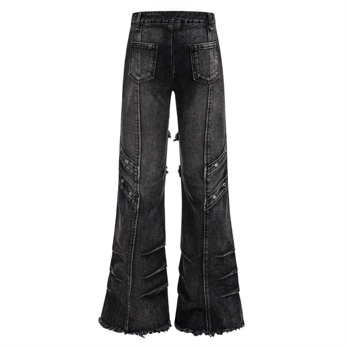 Smoke Rise Y2K Raw Edge Bootcut Jeans