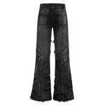 Smoke Rise Y2K Raw Edge Bootcut Jeans