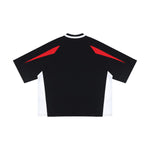Colorblock V Neck Cotton Tee 250G