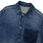 Hip-hop Versatile Pocket-decorated Loose Denim Shirt Jacket