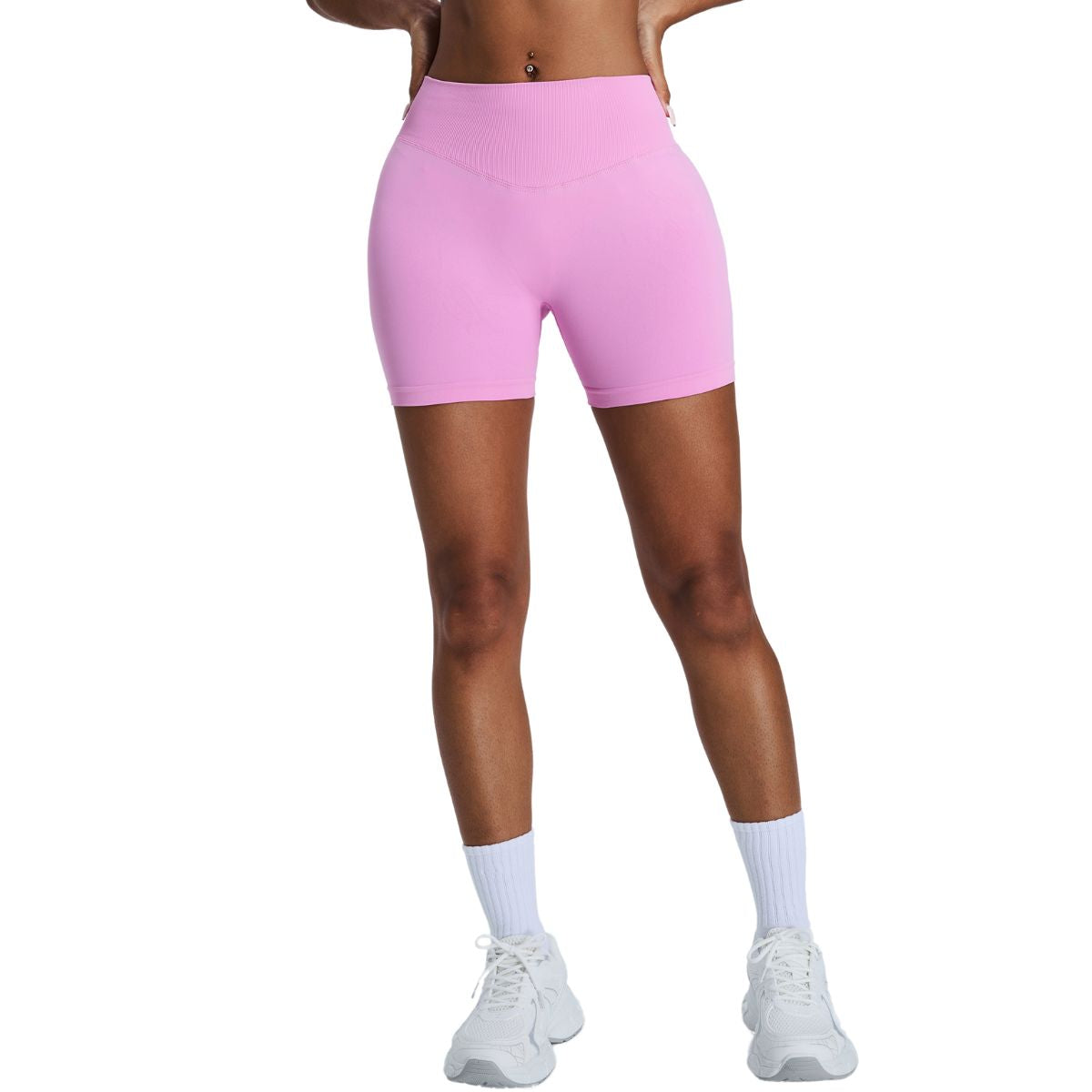 High-Waisted Quick Dry Workout Shorts