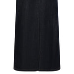 Women's Spaghetti Strap Denim Midi Dress