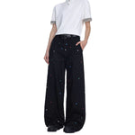 Vintage Rhinestone Straight Leg Jeans