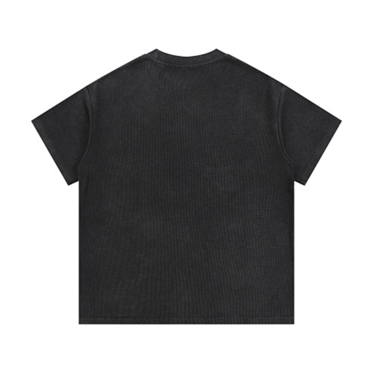 340G Vintage Wash Waffle Knit Relaxed Fit T-Shirt