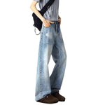 Light Wash Relaxed Bootcut Denim Jeans