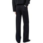 Women's Knit Denim Wide-Leg Pants